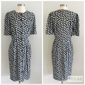 Adrianna Papell Vintage 100% Silk Dress Sz 8